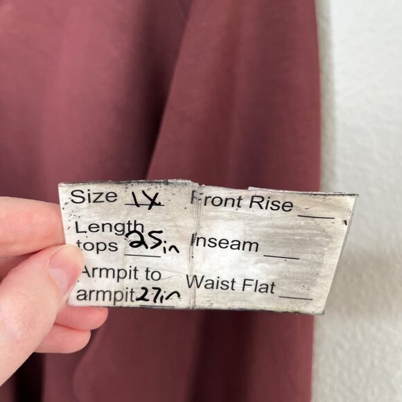 Spanx Womens 1X Half Zip Airessentials Brown Pull Over 50346r - Picture 11 of 13